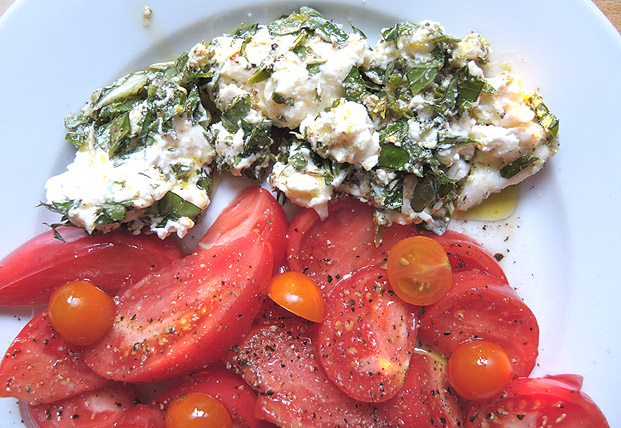 Marinierter Mozzarella mit Tomaten – marinated mozzarella with tomato ...