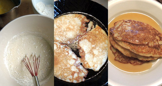 Frühstückspfannkuchen (mit Hefe) – essential pancakes – kuechenkitchen