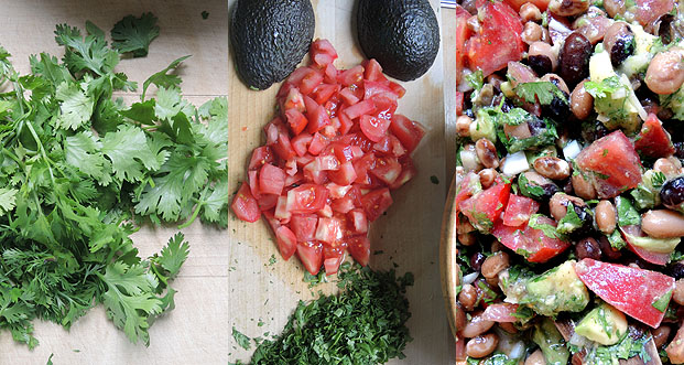 Mexikanischer Bohnensalat – mexican bean salad – kuechenkitchen
