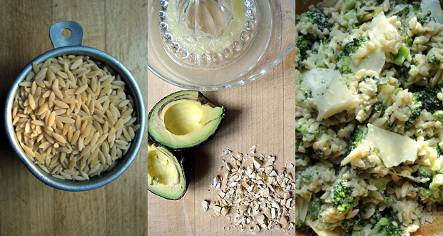 Brokkoli-Orzo Salat – broccoli goo salad – kuechenkitchen