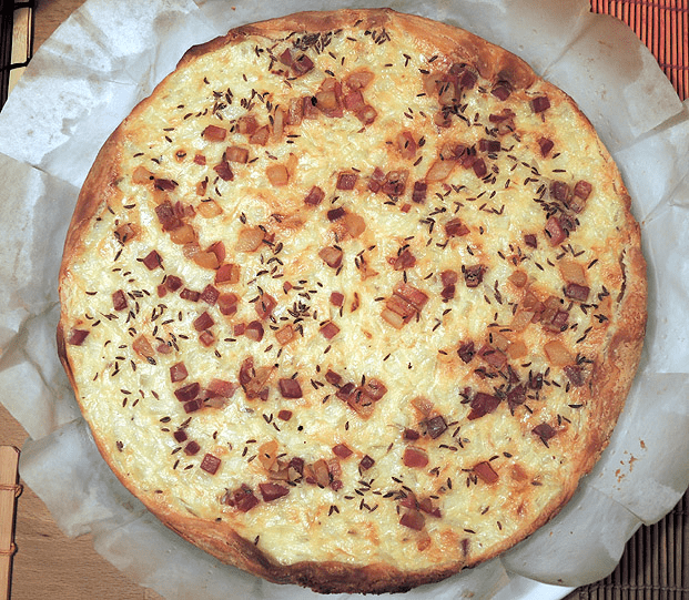 Schwäbischer Zwiebelkuchen – swabian onion tart – kuechenkitchen