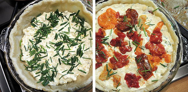 Geröstete Tomaten und Maispie – pie with roasted tomatos and corn ...