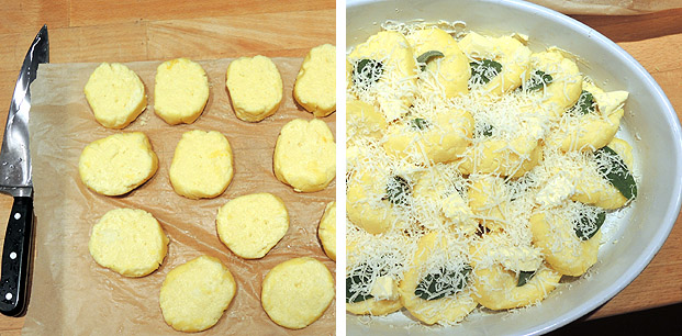 Griessnocchi auf römische Art – Gnocchi alla Romana – kuechenkitchen