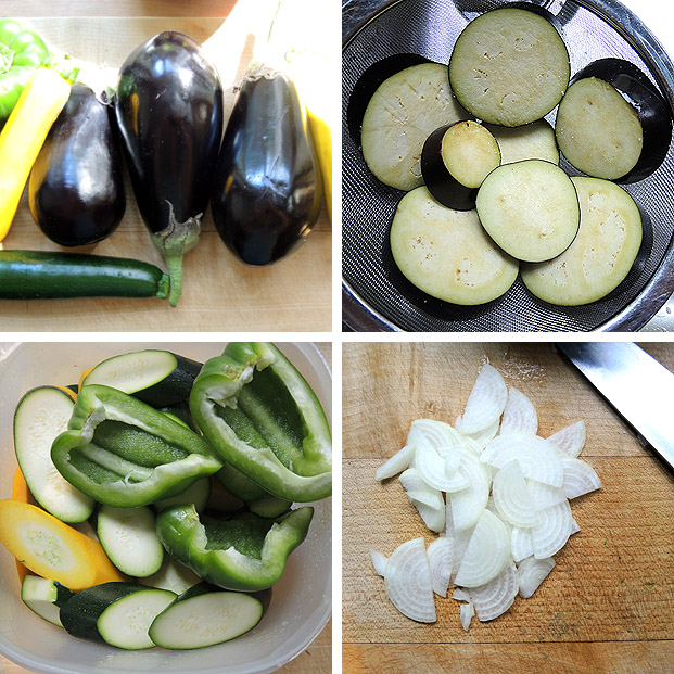 Mariniertes Grillgem se Marinated Grilled Vegetables Kuechenkitchen