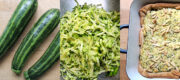 Zucchinitarte, einfach – a simple zucchini tarte