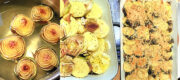 Artischocken-Kartoffel gratin – gratin of artichokes and potatoes