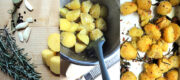 Röstkartoffeln mit Parmesankruste – roasted potatos with parmesan crust