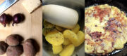 Kartoffel-Käse-Pfannkuchen – fried potato & cheese pancake