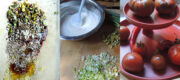 Tomatenvorspeise – tomato salad with crunchy seeds
