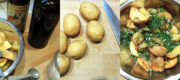 Vinaigrette Ofenkartoffeln – salt and vinegar roasted potatos